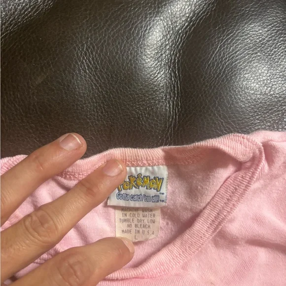 Pokemon Pink Pikachu Short Sleeve Tee - Picture 2 of 3